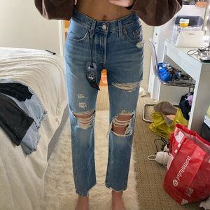 NWT Levi’s 501 Straight leg jeans 24x30